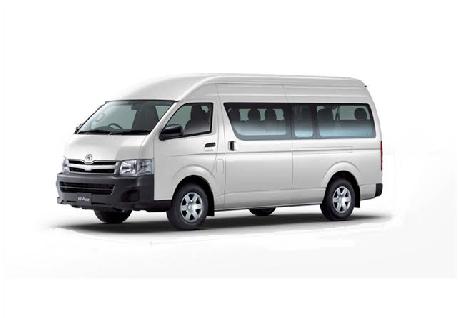 •	Toyota Hiace KDH (14 seater)